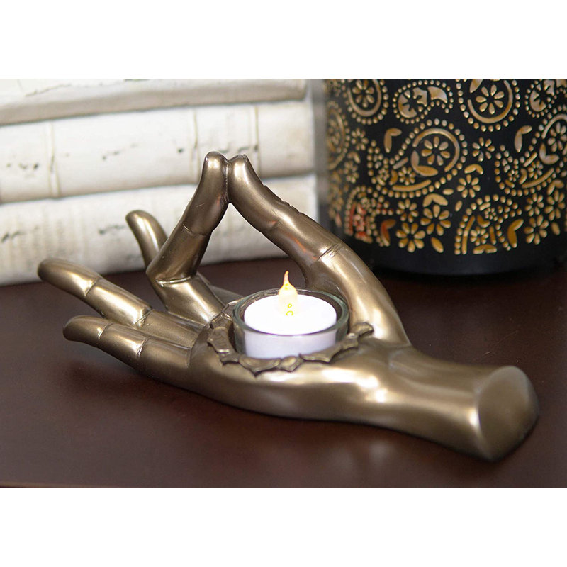 3'' H Glass Tabletop Tealight Holder