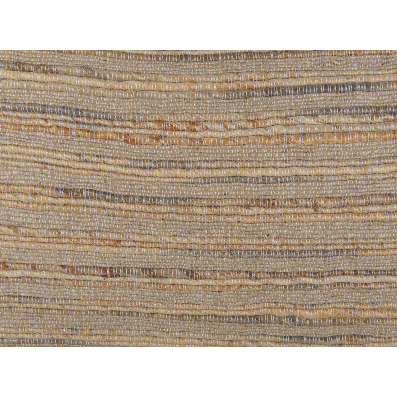 LEDUM Striped Beige Rectangular Lumbar Cushion
