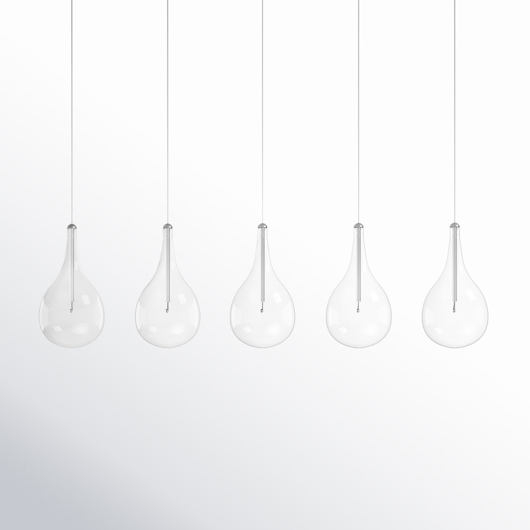 Deva 5 - Light Polished Chrome Kitchen Island Pendant AllModern