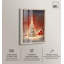 Décoration murale de Noël Winter Art Glow Shadowbox par Art Remedy, cadre noir, 11 x 16-1644434952-1644435003
