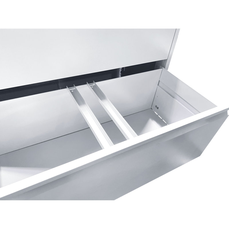 Palvinder 4 Metal Filing Storage Cabinet, White Locking Cabinet For Office, Holds Legal/Letter/A4/F4 Size, Practical & Secure File With 4 Drawers, Stores Size Files,