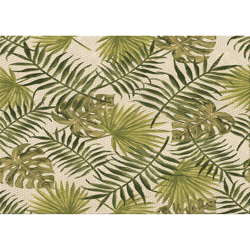 Floral Indoor Rug, Rectangle 5' x 8'