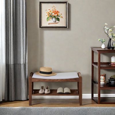 Banc de rangement pour 4 paires de chaussures
