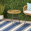 Table d'appoint avec tissage tendance