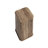 Aurel Modern 15" Fluted Pedestal Square Round Edge End Table-316681228