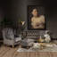 Charterhouse 3.5-Seater in Vintage Flint Top Grain Leather + Grey Oak Feet + Pewter Studs