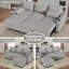 L Shaped Sofa Sleeper & Chaise-1406337007