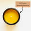 Bougie vanille sauge cire d'abeille