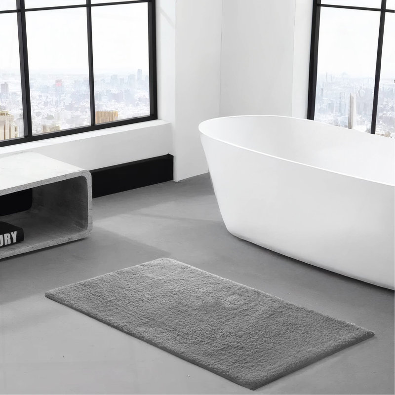 1PC 24X40" Bath Rug, Rectangle 1'8" x 2'