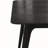 Dining Table Solid Wood Legs, Black-492367345