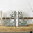 Marble Non-Skid Bookends