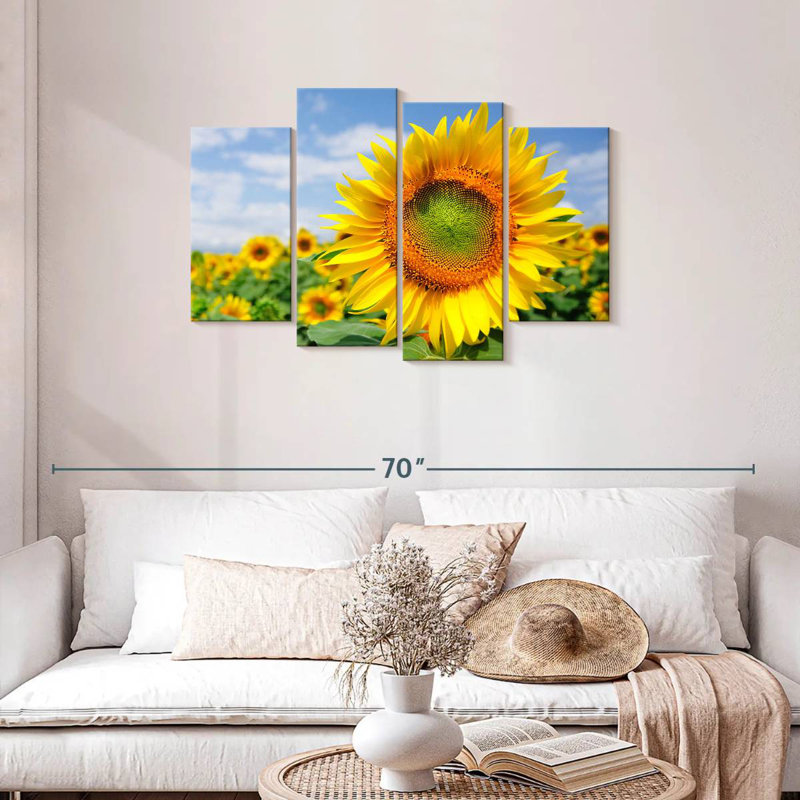 Champ de tournesols Harnek Akeno, H 27 po x l 43 po