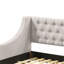 Lit de jour en tissu brouillard avec couchette (simple)-1114683517