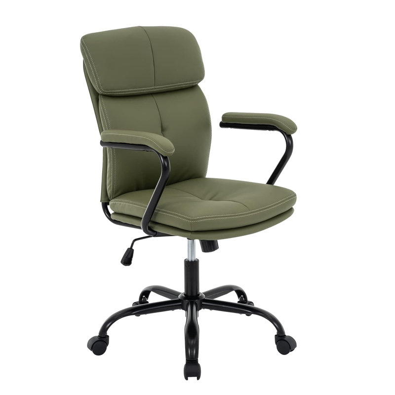 Chaise de bureau Green , Vert, Noir