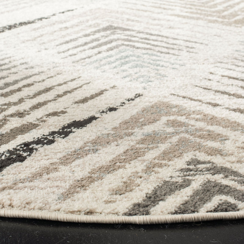 Tapis géométrique Adey Performance, Rond 6 pi 7 po
