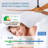 60 Inch Wood  Ceiling Fan No Light  Without Lights For Patios Bedroom Living Room Indoor Outside Reversible ETL DC Motor