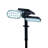 Aryadne Black 31.9Cm H Solar Powered Integrated LED Work Light