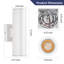 Applique murale d'extérieur 12 "H 12" 2700K-440004836