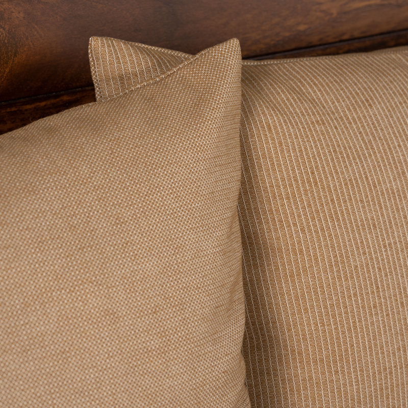 Smithsonian Redeem Stripe Eco-friendly Duvet Cover & Insert Set, Queen Dvet Cover & Insert + 2 Queen Shams, Brown