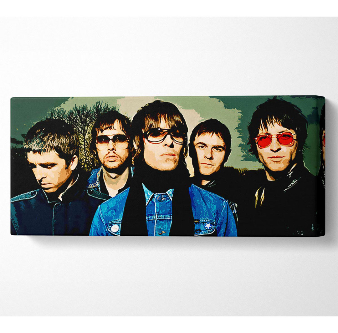 Oasis Pop Art Colour - Kunstdrucke auf Leinwand