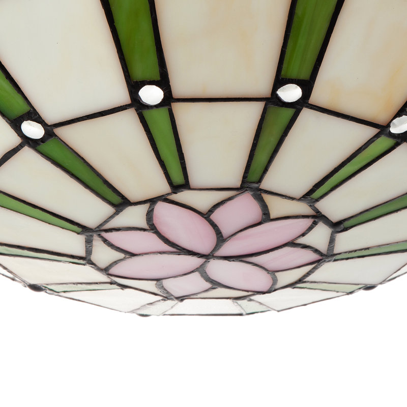6 cm H Bowl Glass Pendant Shade ( No Direct Attachment Method ) in Green