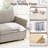 73” Wide Upholstered Sofa  for Living Room Large Chenille Sofa with 2 Thick Pillows-831911476