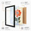 Red Poppy Botanical - Framed Print-1130727963-1130727972