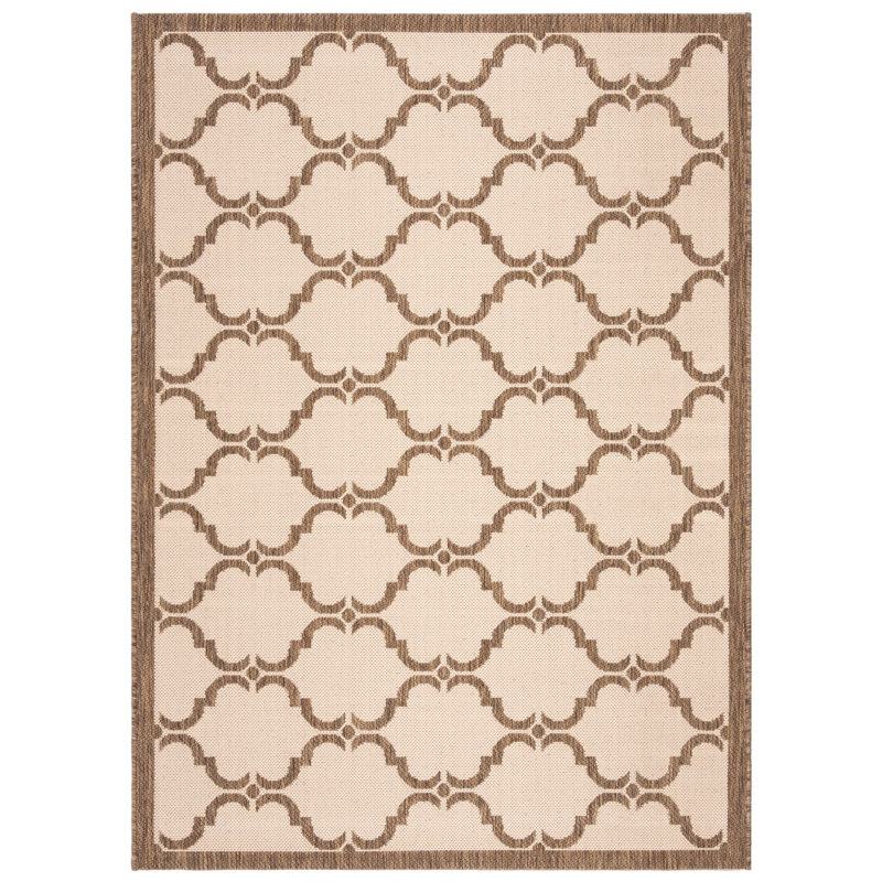 Plunkett Performance Geometric Rug, Rectangle 4' x 5'7"
