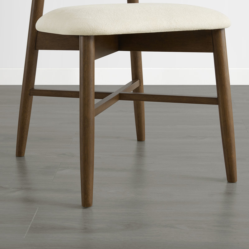 Chaise de salle à manger moderne Mid-Century, Noyer