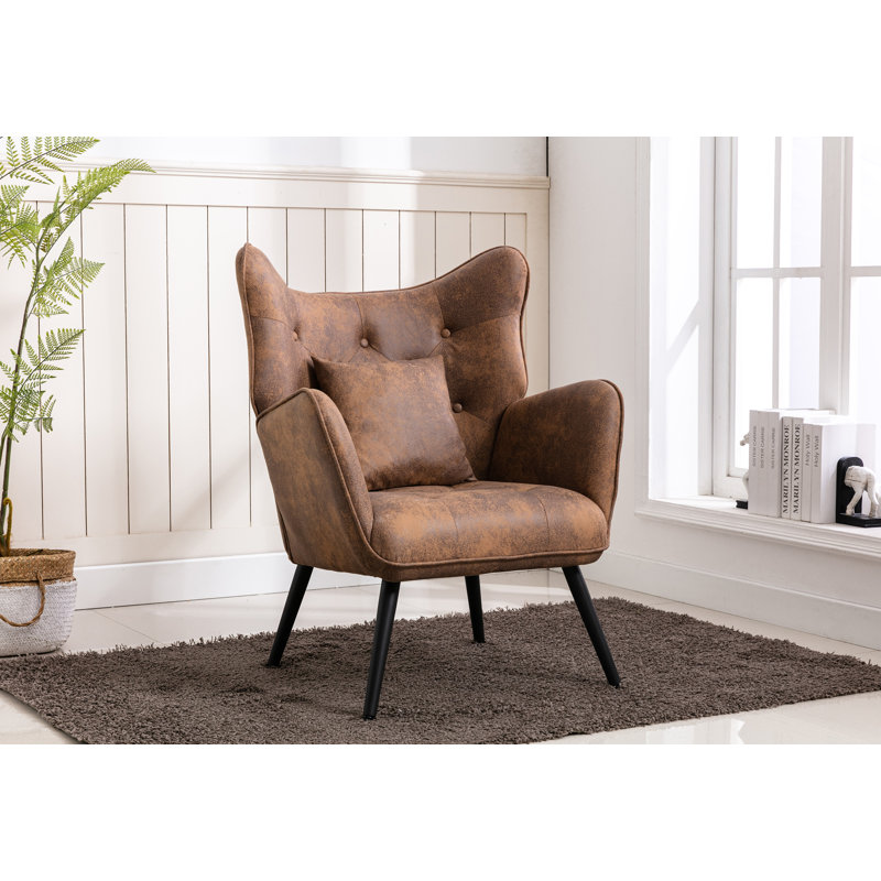 Fauteuil 29,53 po Edmeo, Brun