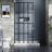 34" X 72" Shower Door Walk-In Black Finish