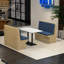 Banc rembourré en similicuir Fashion Light Luxury