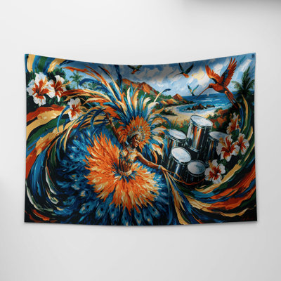 Tapisserie «Cities» Trinité-et-Tobago