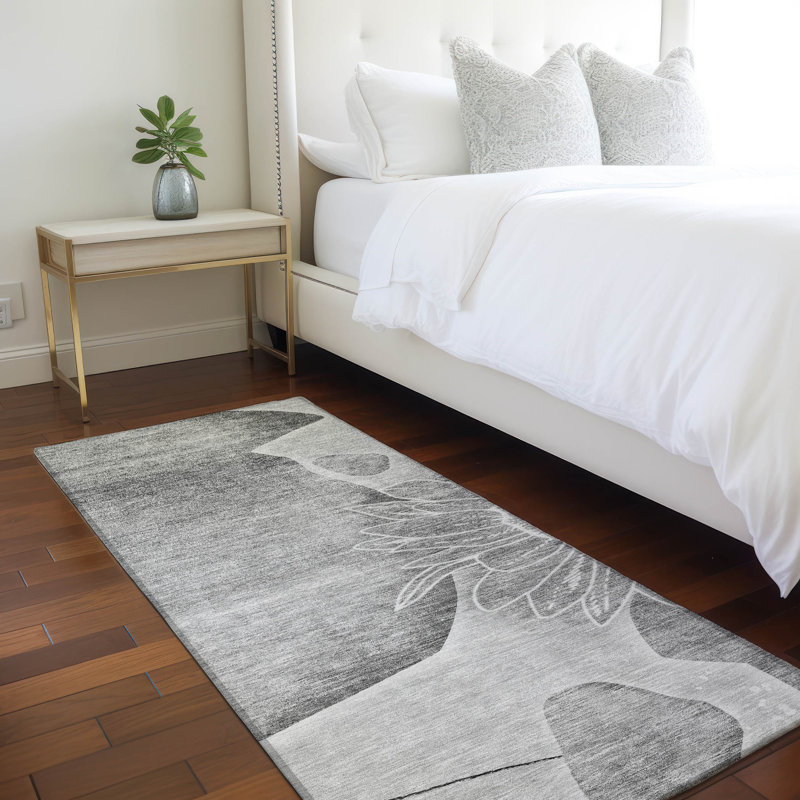 Alta Washable Floral Indoor / Outdoor Rug, Runner 2'3" x 7'6"