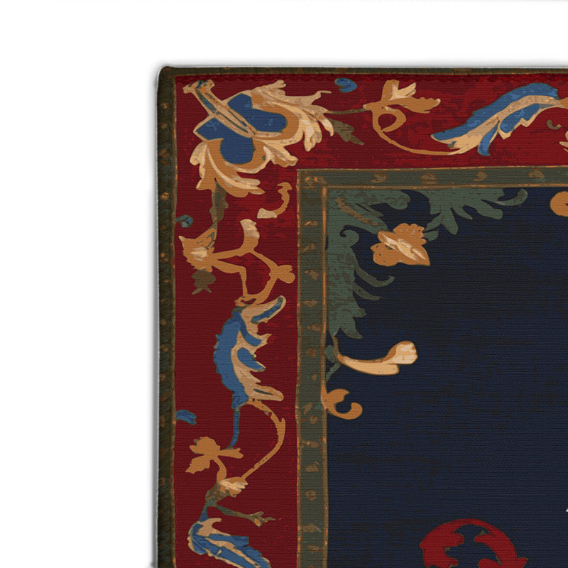 Tapis d'intérieur et d'extérieur brun français, Rectangulaire 2 pi x 3 pi