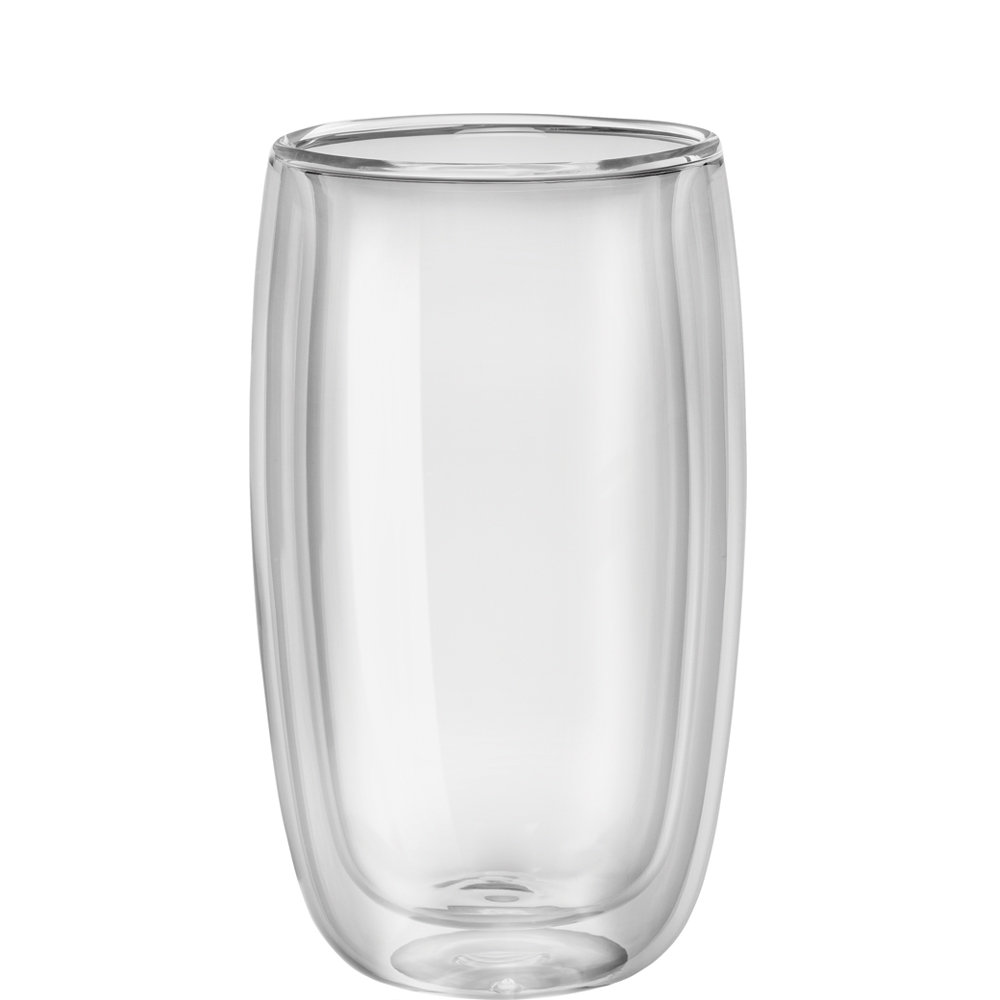 Sorrento Double Wall Glass Coffee Mug - Thumbnail 2