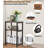 3-Tier Record Player Stand With Vinyl Storage Basket, Turntable Table For Up To 100 Albums, Multi-Functional End Side Table For Living Room, Bedroom, Office