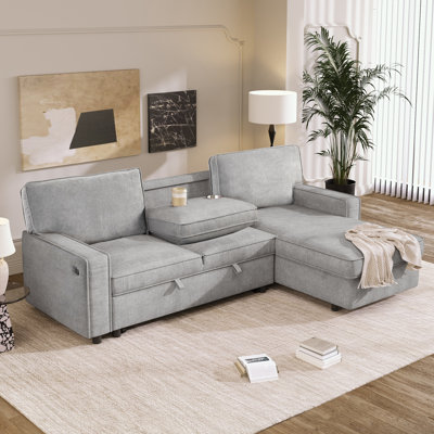 Emira Upholstered L-Shaped Sectional Right Hand Facing