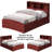 Jovany Captain Bed with 3 Reversible Drawers on Left or Right side (New and Improved Design)-1089047641-1089047652