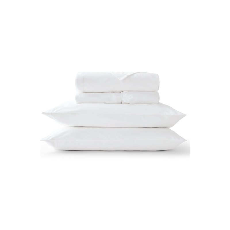 Premium Sateen Sheet Set, Queen Sheet Set, White