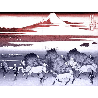 Décalcomanie murale amovible en bois oxen japonais