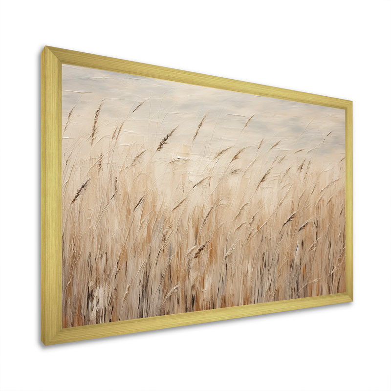 Prairies majestueuses prairies V, H 34 po x l 44 po x P 1,5 po, Cadre doré simple