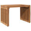 Table d'appoint de jardin vidaXL brun 19,69 po x 12,80 po x 13,78 po