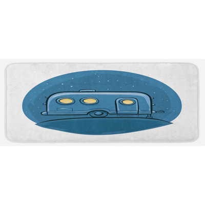 Modern & Contemporary Synthetic Kitchen Mat