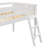 Wood Low Loft Bed With Ladder, Ladder Can Be Placed On The Left Or Right-857390897-857390903