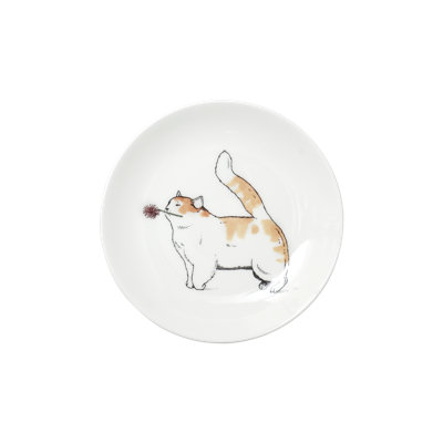Thibaud Herem Objet 5" Plate (Cat)