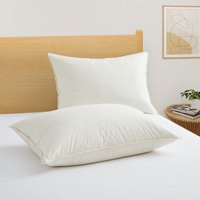 50% White Goose Down Pillow