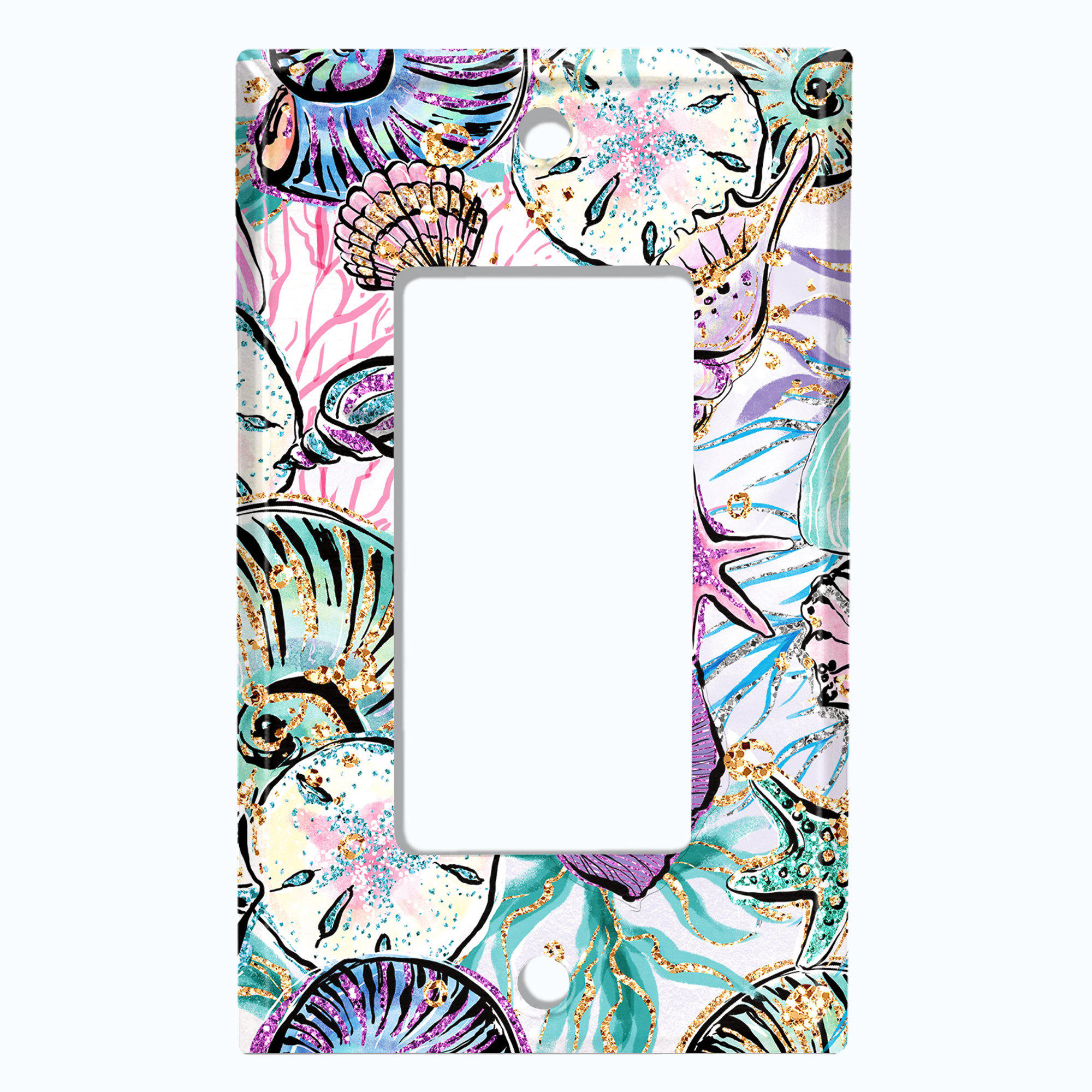 WorldAcc 1-Gang Rocker Wall Plate | Wayfair