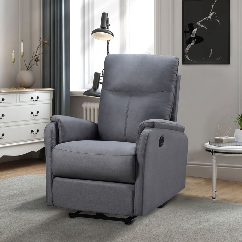 Pavolko Power Power Recliner Chair with One-Touch Easy Control | Plush Upholstered Single Recliner for Living Room & Bedroom - Fast Shipping & In-Stock