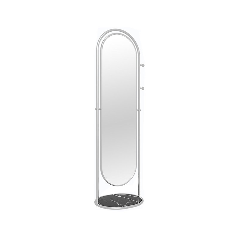 Light luxury full-length mirror, floor-standing rotating dressing full-length mirror